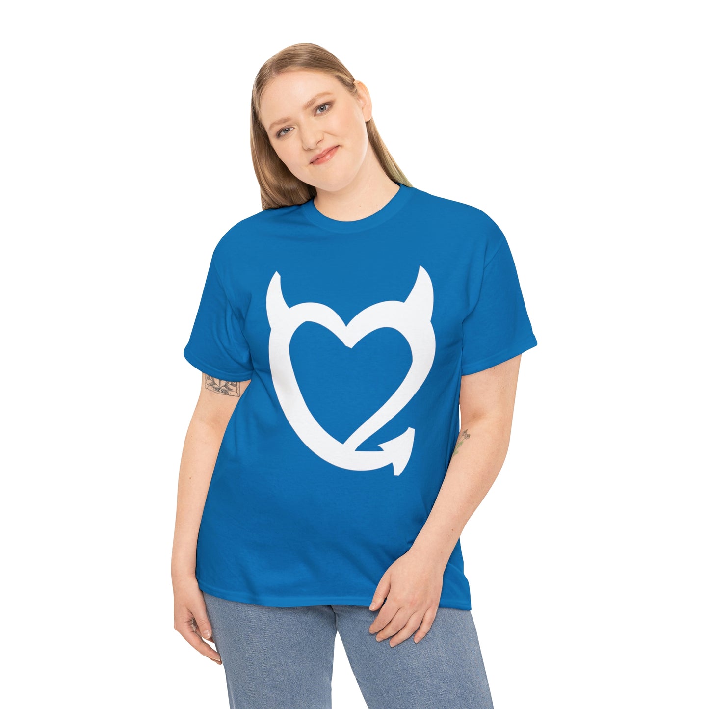 Bad Girls Heart (White Logo) Shirt Up to 5x