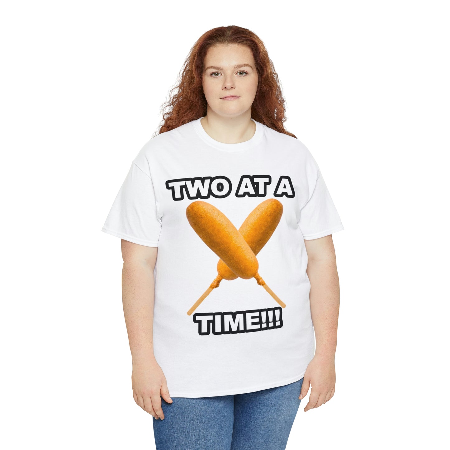 Corndogs Two At A Time Shirt - Up to 5X