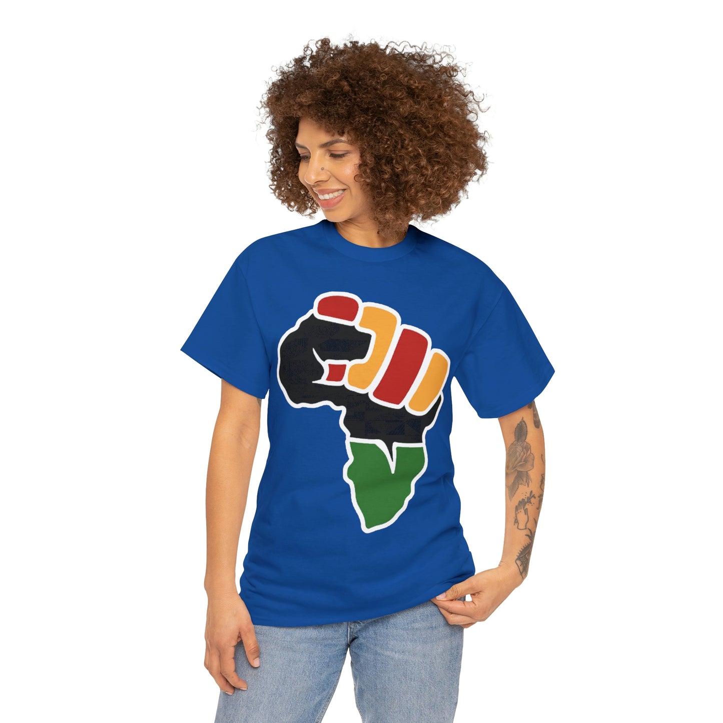 African Fist Shirt Up to 5X