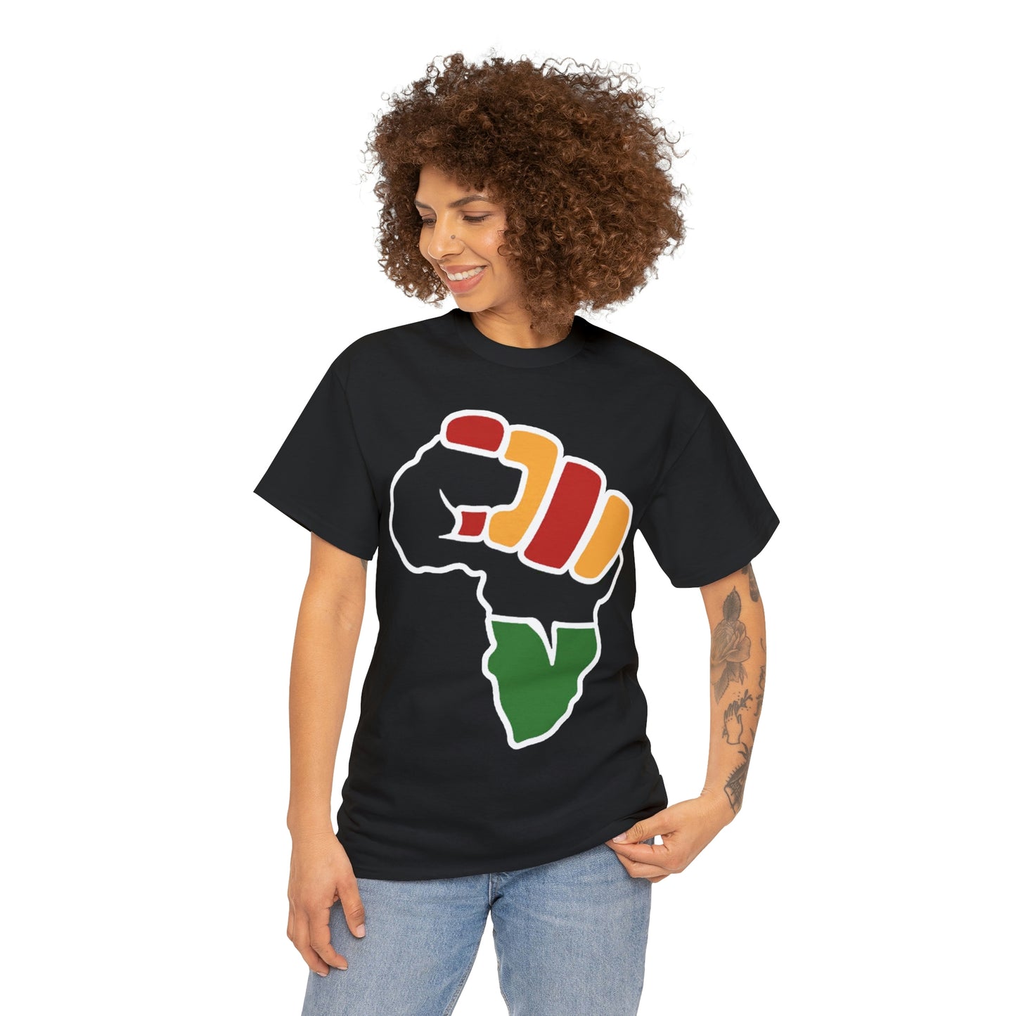 African Fist Shirt Up to 5X