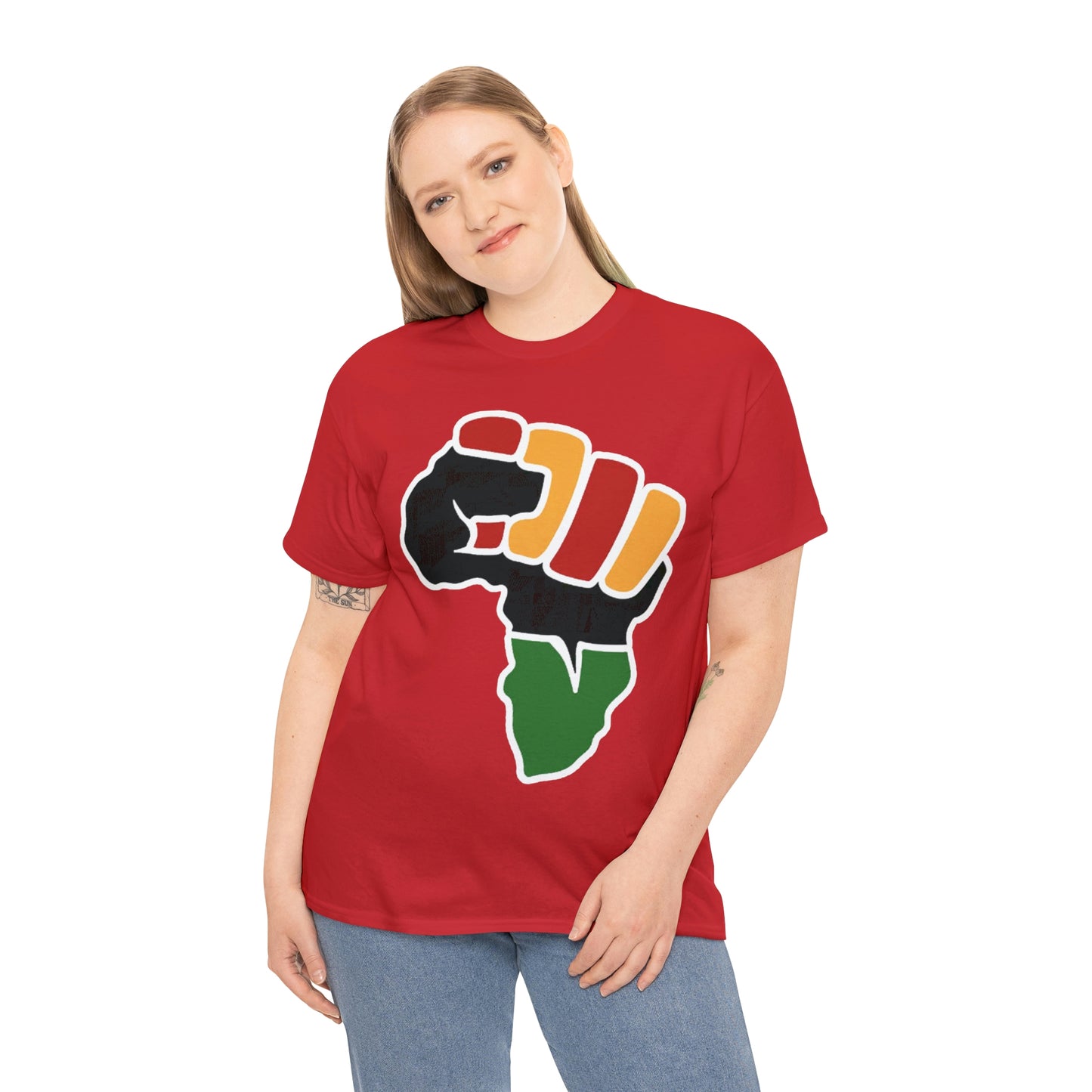 African Fist Shirt Up to 5X