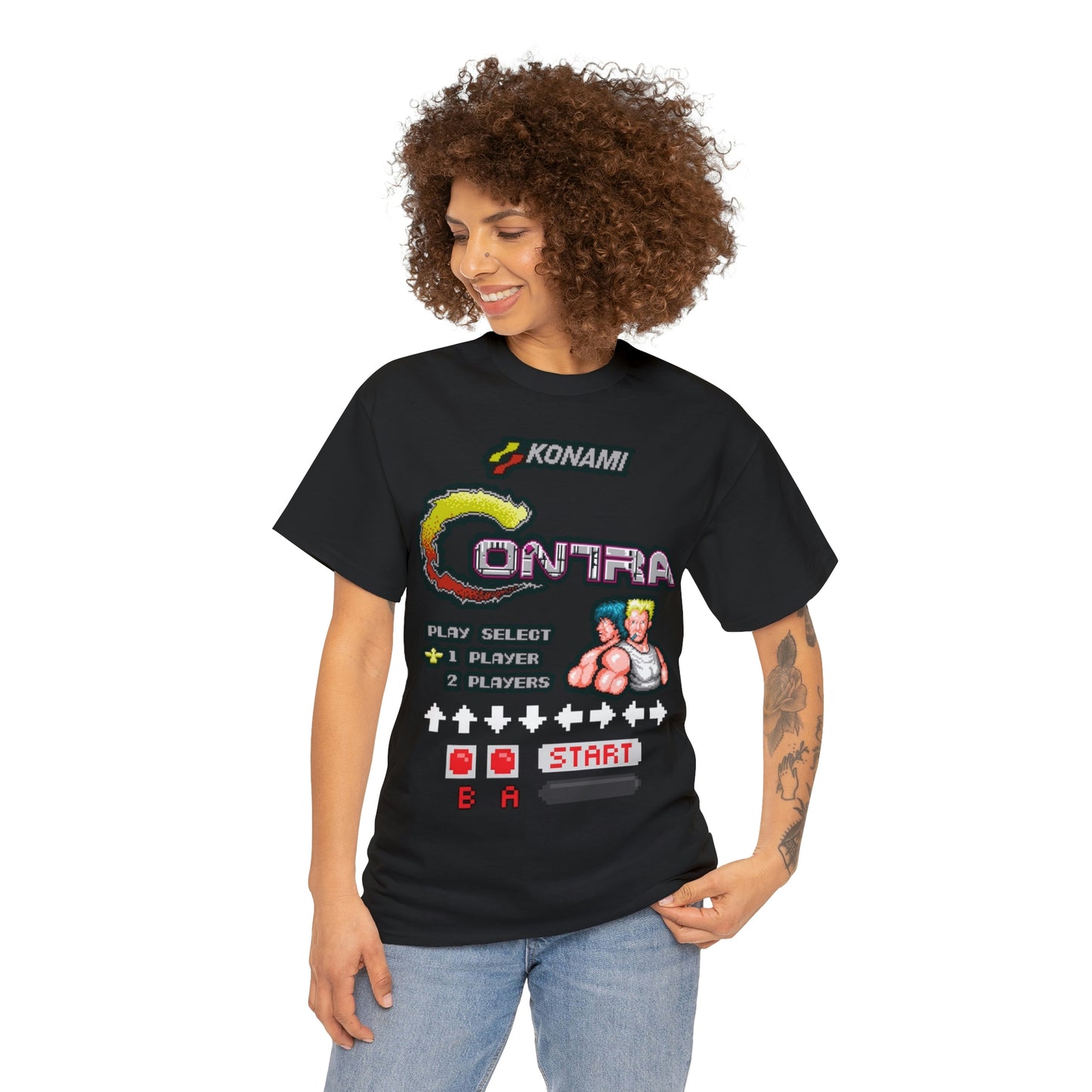 Contra Start Screen Shirt Up to 5X