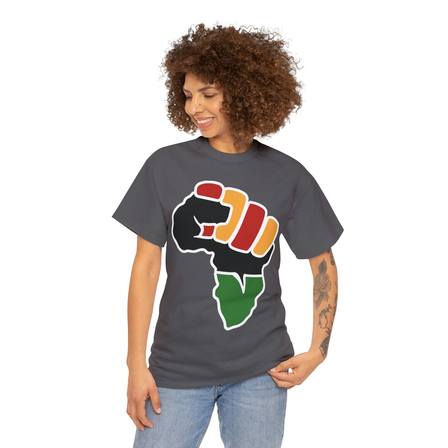 African Fist Shirt Up to 5X