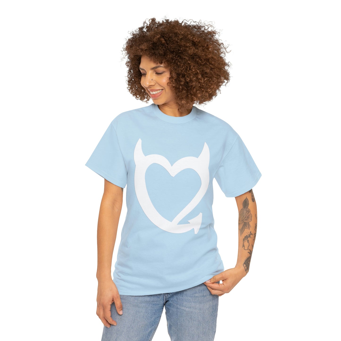 Bad Girls Heart (White Logo) Shirt Up to 5x