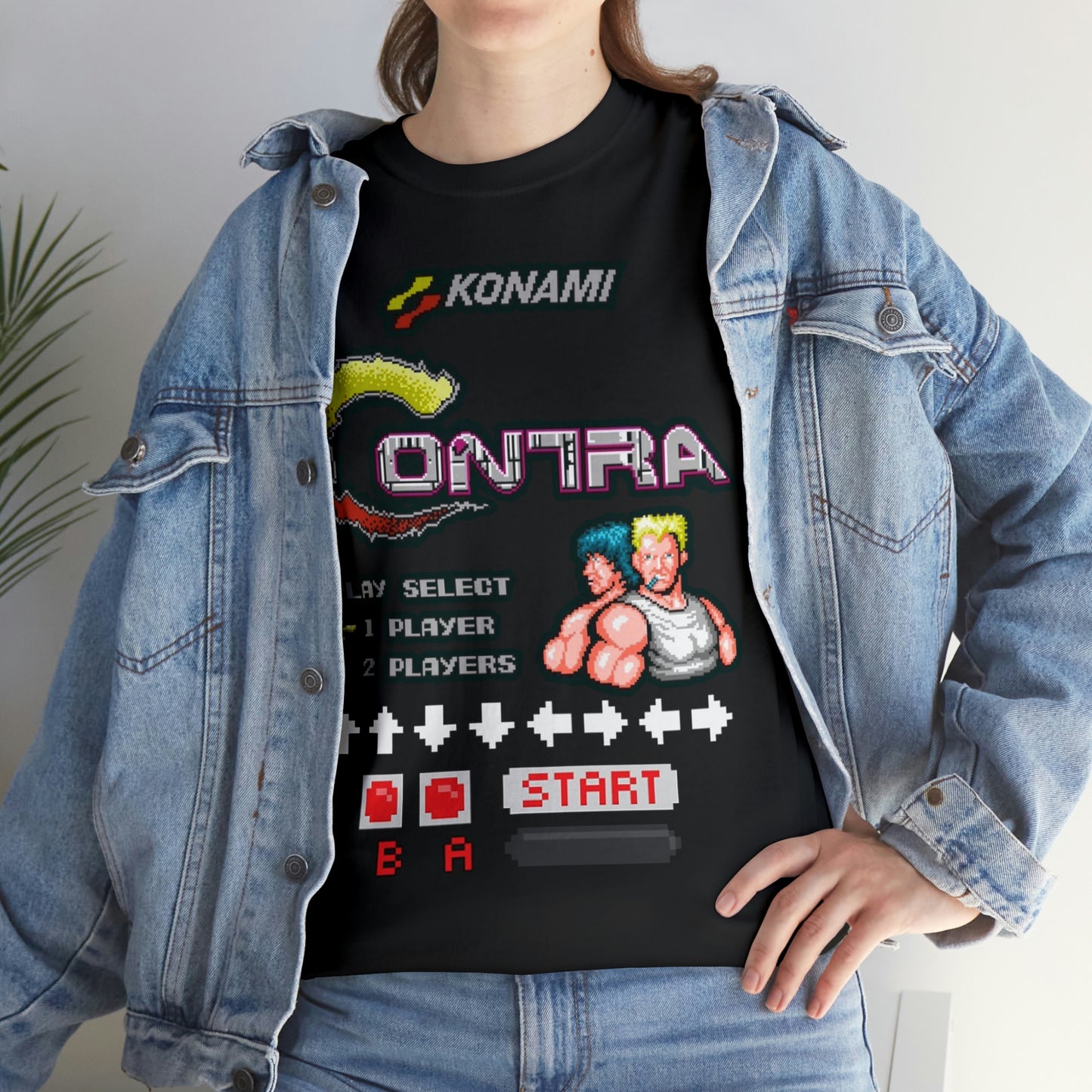 Contra Start Screen Shirt Up to 5X