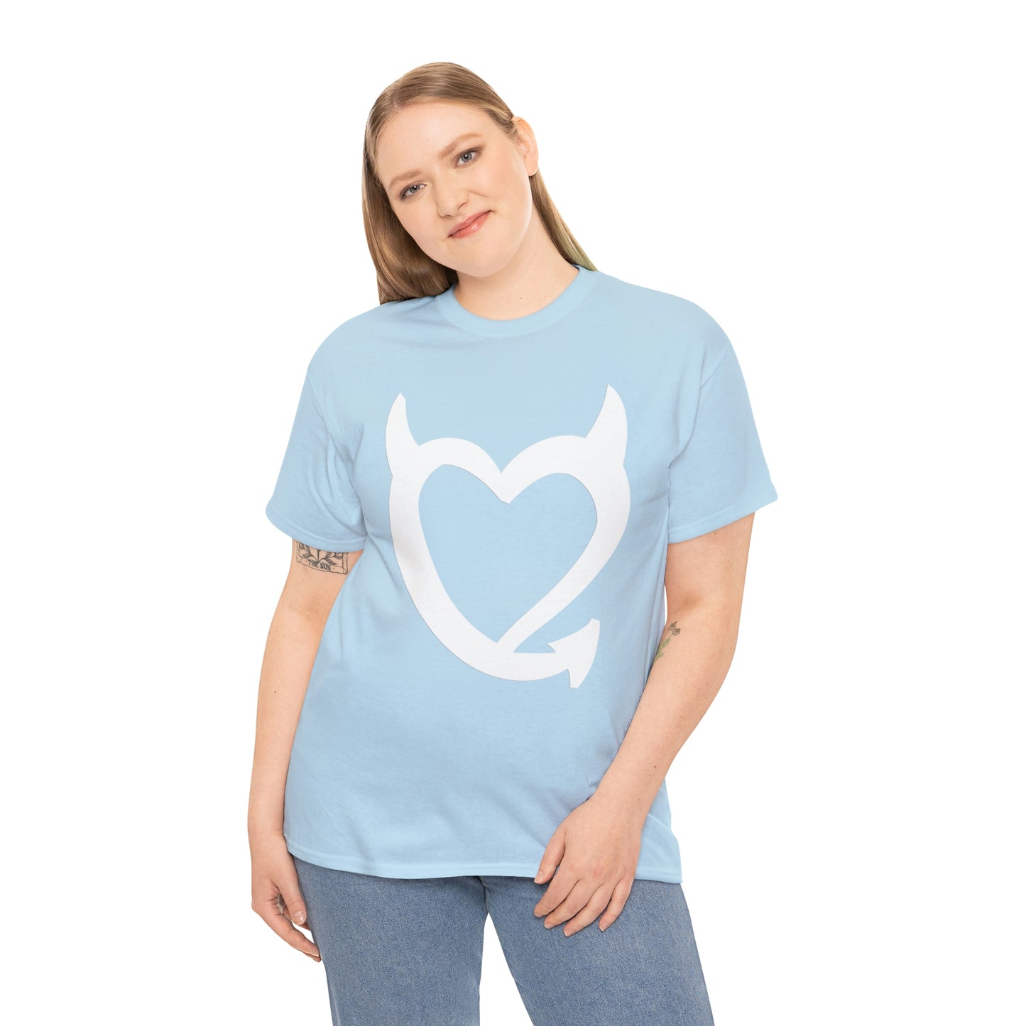 Bad Girls Heart (White Logo) Shirt Up to 5x