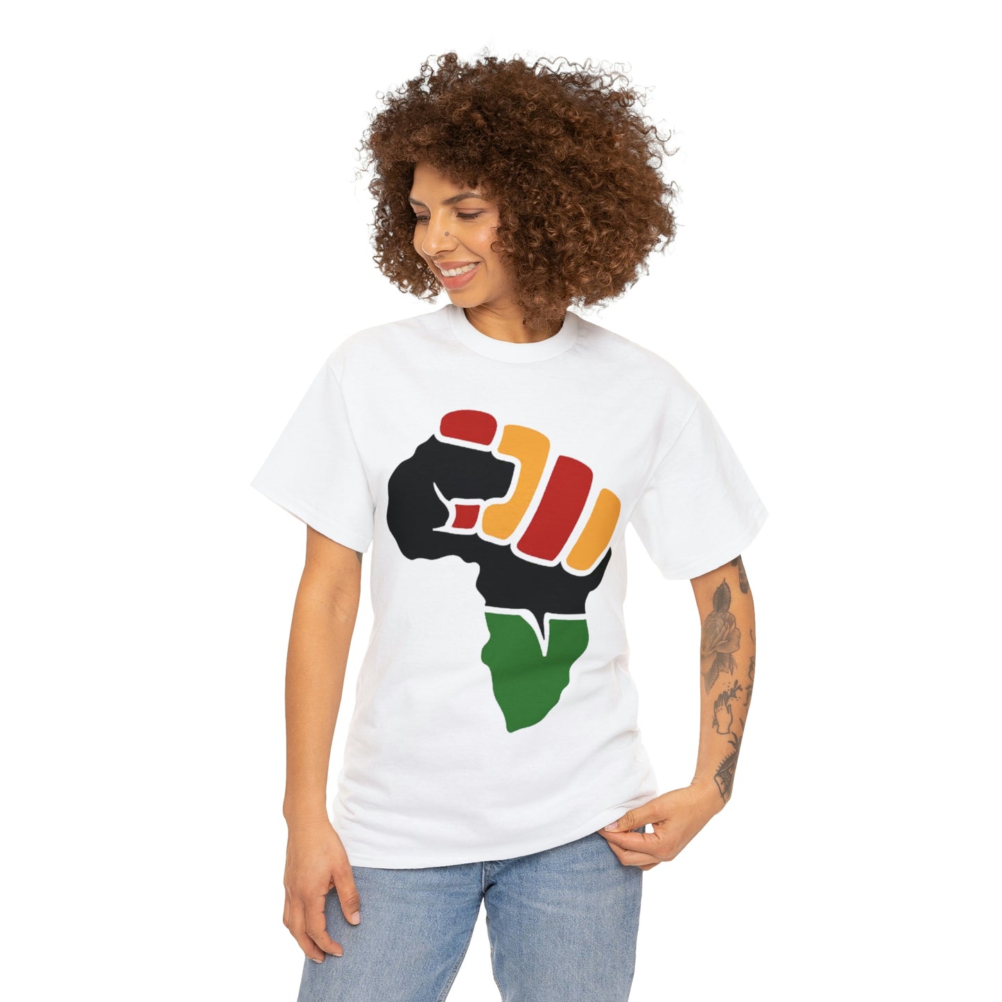 African Fist Shirt Up to 5X