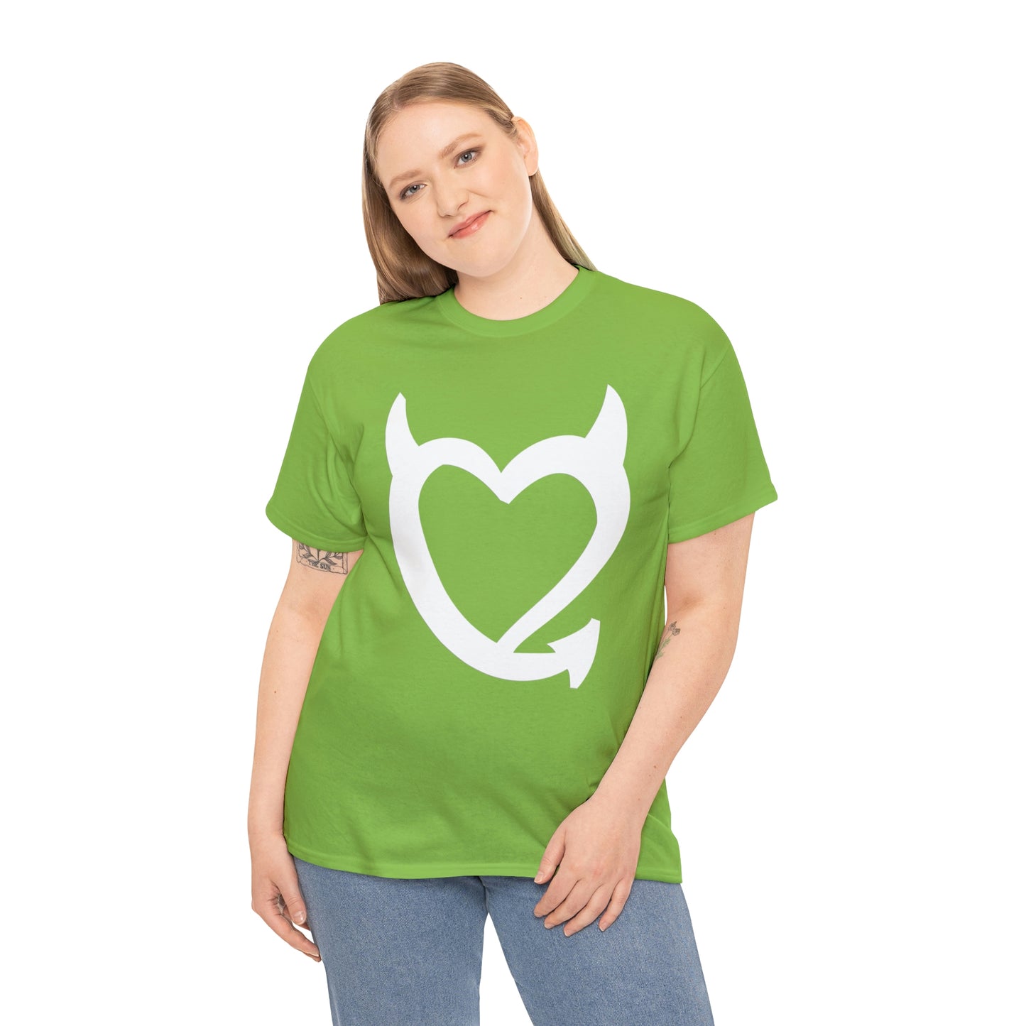 Bad Girls Heart (White Logo) Shirt Up to 5x