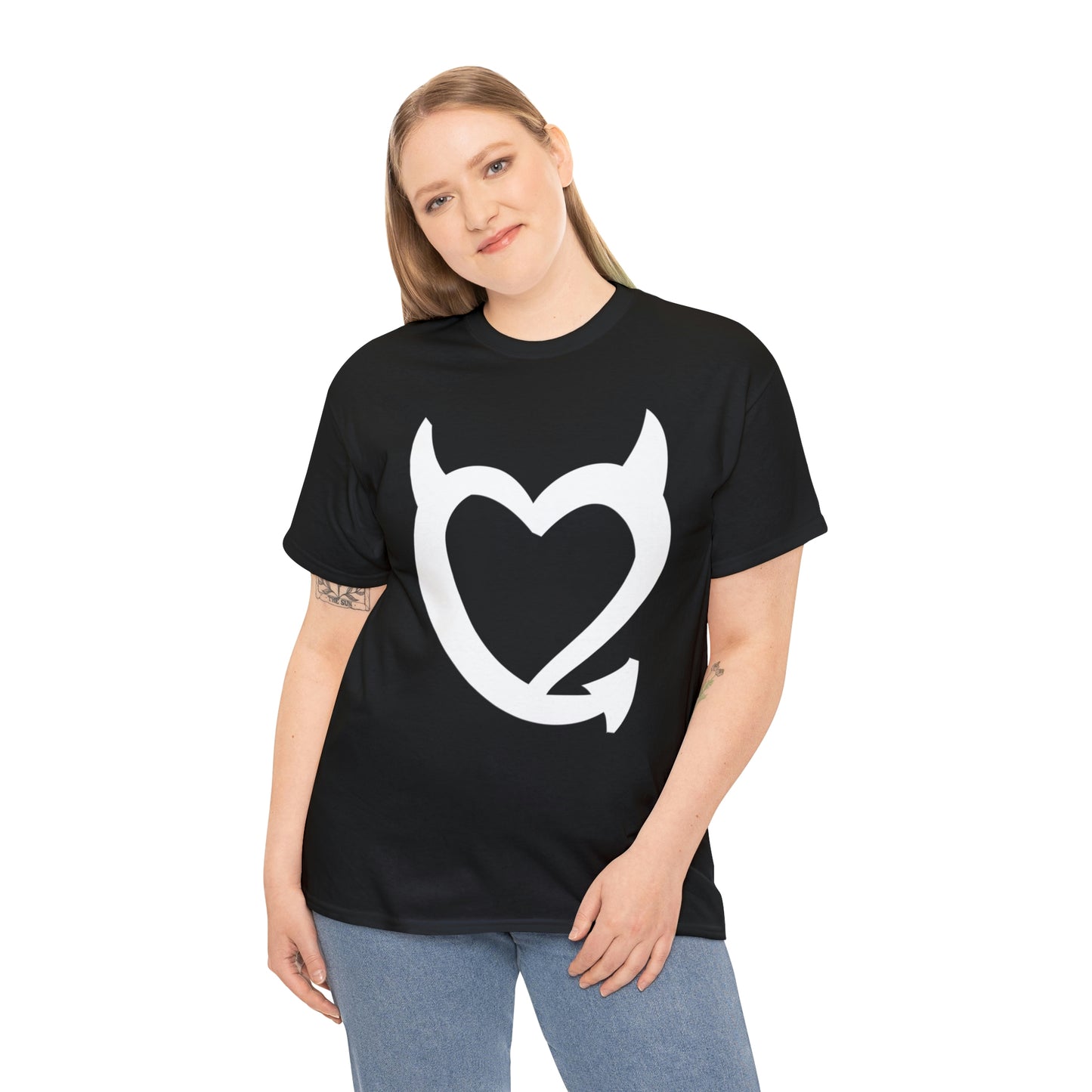 Bad Girls Heart (White Logo) Shirt Up to 5x