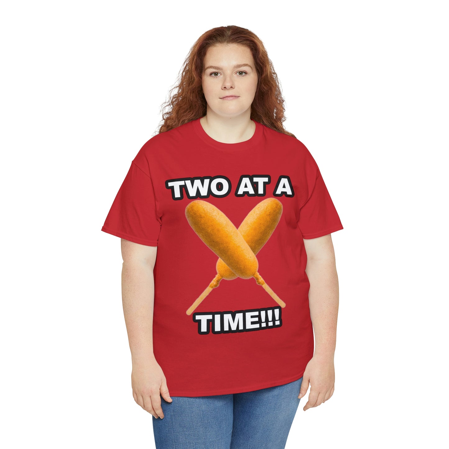 Corndogs Two At A Time Shirt - Up to 5X