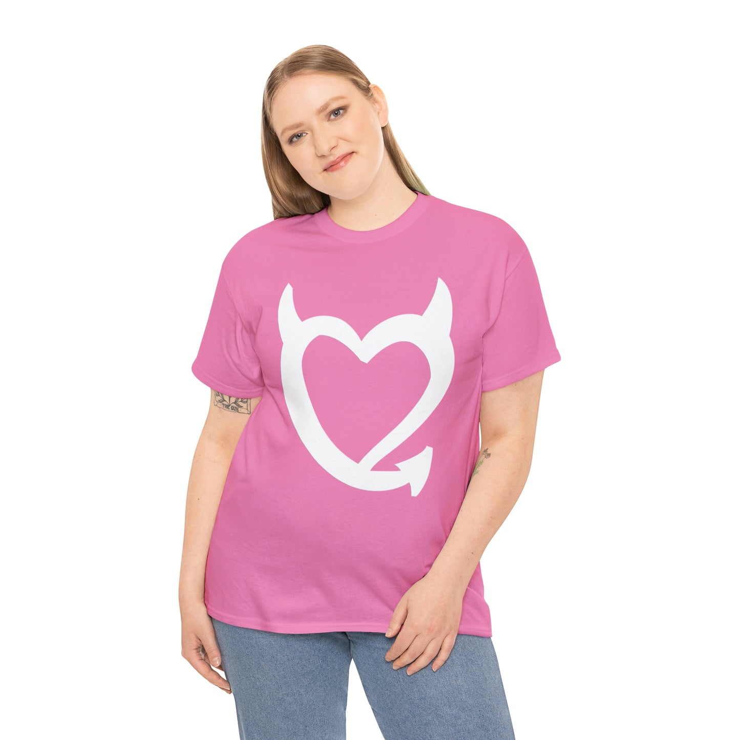 Bad Girls Heart (White Logo) Shirt Up to 5x