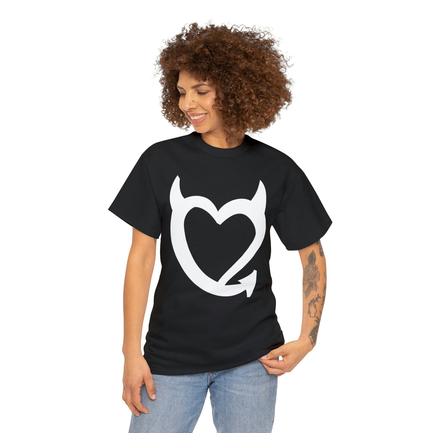 Bad Girls Heart (White Logo) Shirt Up to 5x