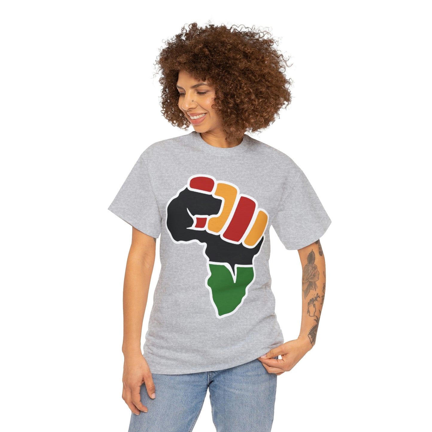 African Fist Shirt Up to 5X