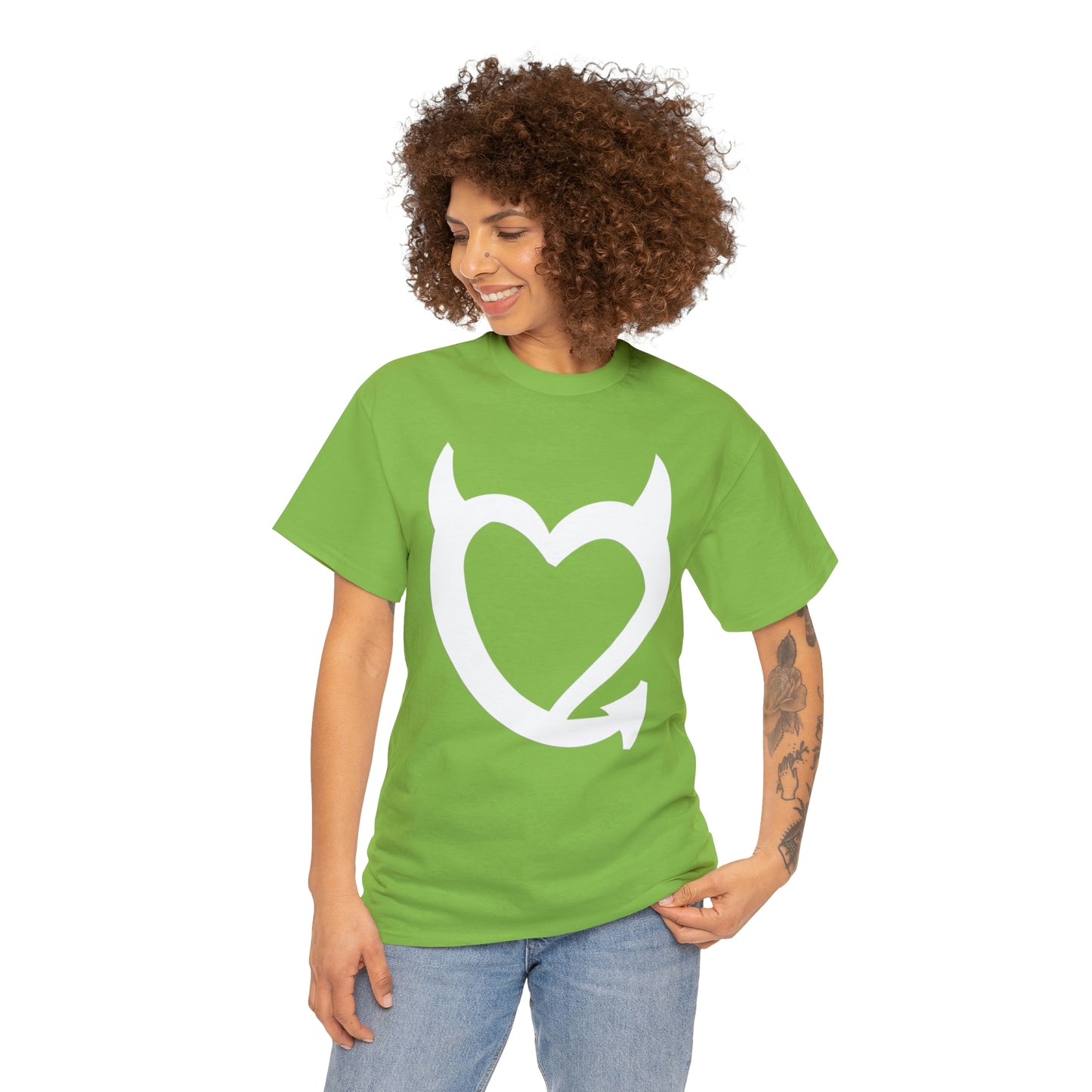 Bad Girls Heart (White Logo) Shirt Up to 5x